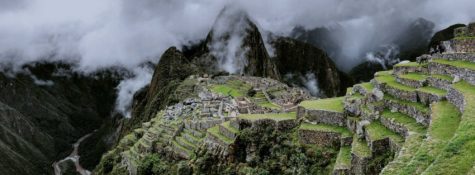 Machu Picchu in the clouds